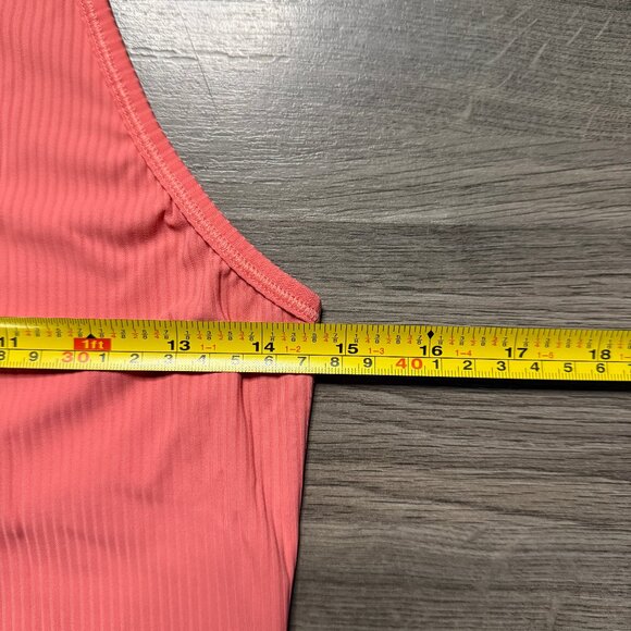 Lululemon Women's Base Pace Ribbed Tank Top - Light Pink/Orange - Picture 5 of 6